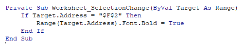 Ejemplo Código Target Address