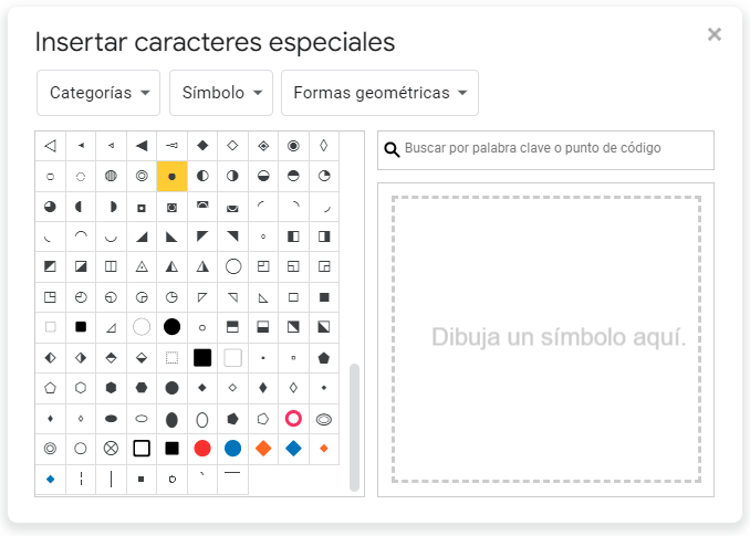 Insertar Caracteres Especiales en Documento de Google