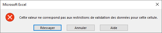 bouton validation donnees alerte type stop