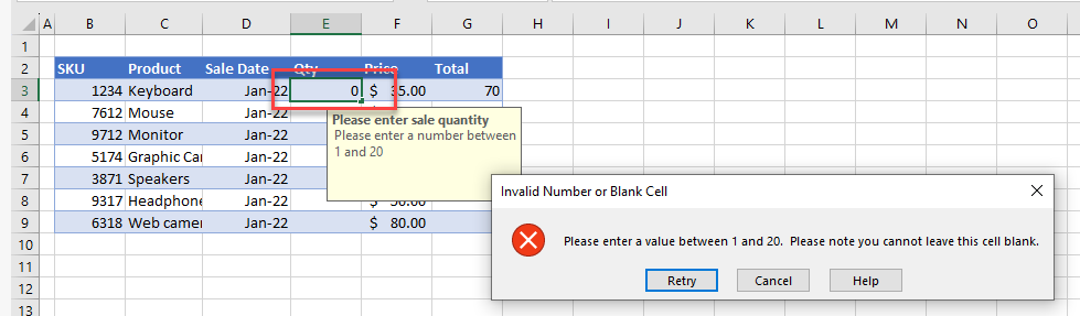 datavalidation ignoreblanks 2