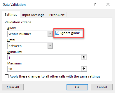 datavalidation ignoreblank 4