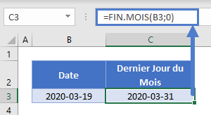 dernier jour du mois exemple principal