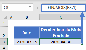 dernier jour du mois prochain