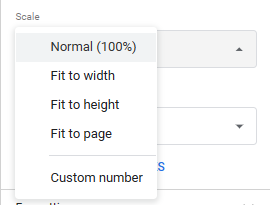 howtoprint gs scale