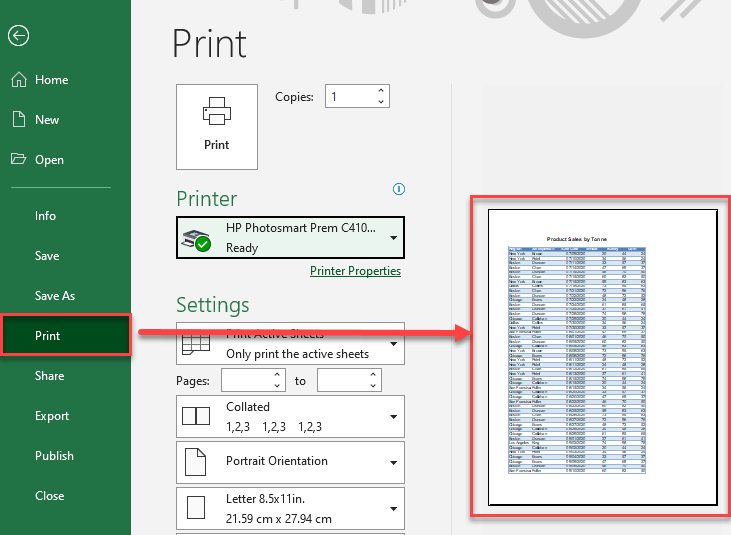 howtoprint print preview