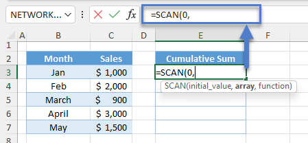 initial_value Argument Scan Function
