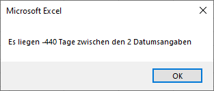 vba differenz zwischen datumsangaben