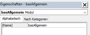 vba modul umbenennen