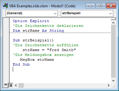 vba string variable modulebene