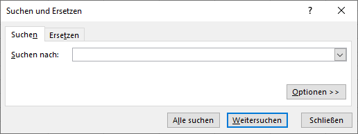 vba suchen ersetzen dialogfenster