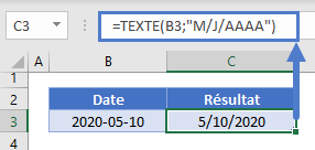 concatener dates exemple fonction texte