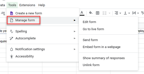 dataentryform gs form manage