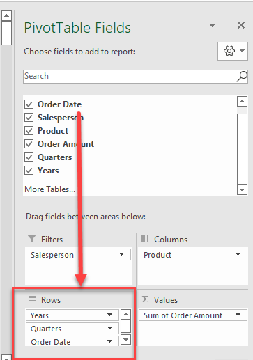 pivotfilter date field