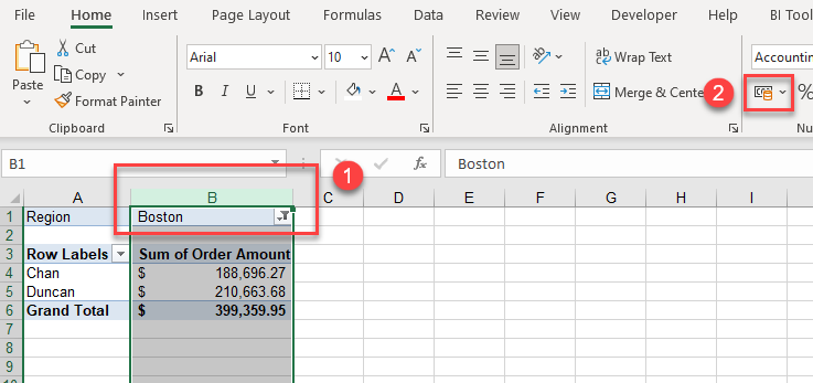 preserveformat select column