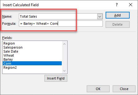 advancedpivot calculated field