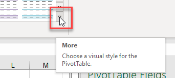 advancedpivot styles more