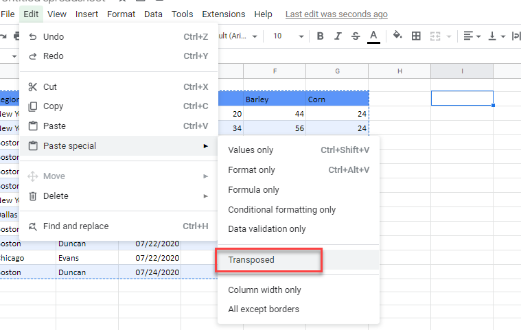 flip table gs transposed