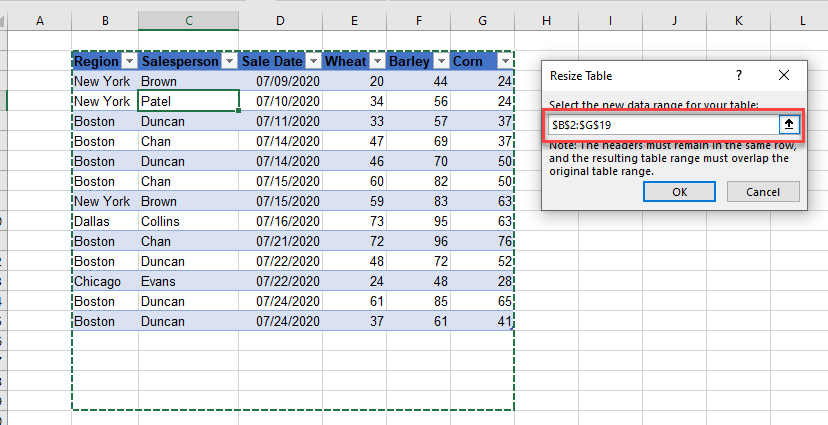 tabletools tools resize