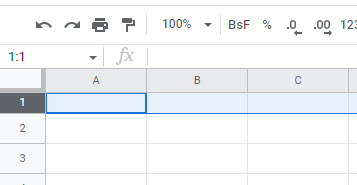 Altura de Fila en Valores por Defecto en Google Sheets