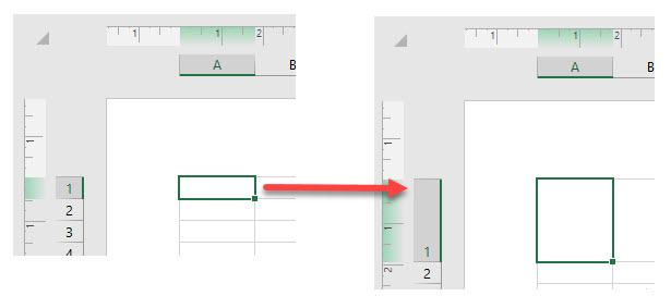 Cambiar el Tamaño de la Celda en Píxeles o Pulgadas en Excel