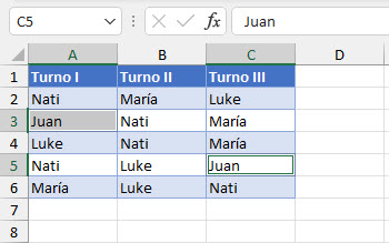Celdas con Texto Específico Seleccionadas en Excel