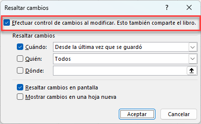 Efectuar Control de Cambios al Modificar