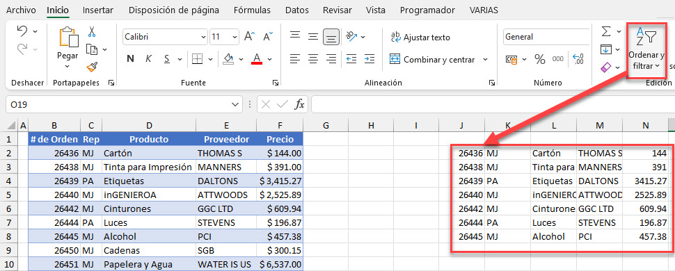 Eliminar Filas en Blanco en Excel