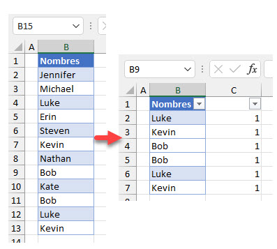 Eliminar Valores Únicos en Excel