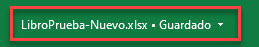 Libro Nuevo Guardado en Excel