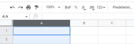 Nuevo Ancho de Columna en Google Sheets