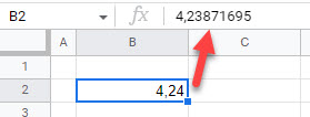 Número Formateado a Dos Decimales en Google Sheets