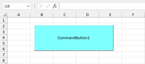 Resultado Cambiar Color de Fondo a Botón en Excel