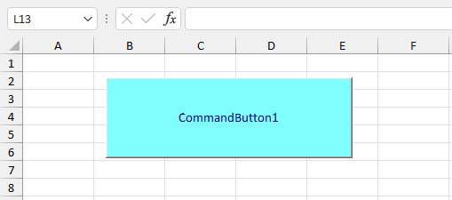 Resultado Cambiar el Color del Texto de Botón de Control ActiveX en Excel
