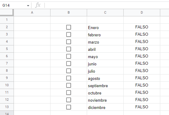 Tabla de Verificación Rellena