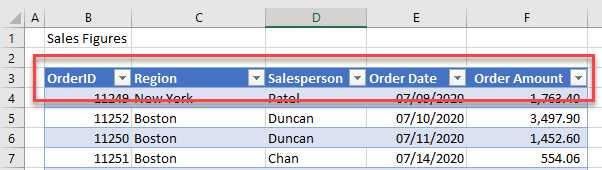 columns sortable column filter