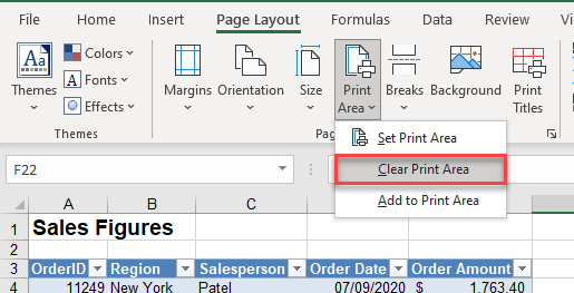 printingproblems clear print area