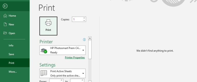 Problems Printing Spreadsheets in Excel & Google Sheets - Automate Excel