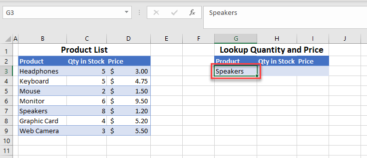 lookup tables lookup word