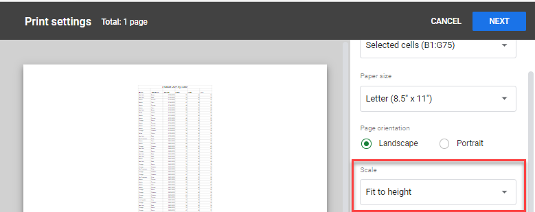 printtosmall gs fit to sheet