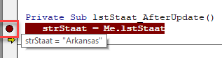 vba listenfeld variablenwert anzeigen