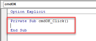 vba userform schaltflaeche code