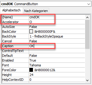 vba userform schaltflaeche eigenschaften