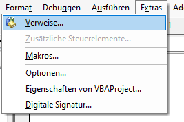 vba verweise anzeigen