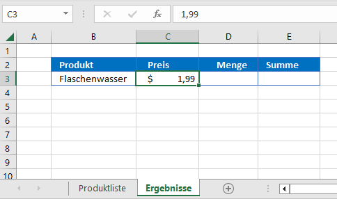 vlookup aus anderem blatt