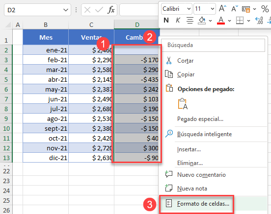 Activar Formato de Celdas en Excel