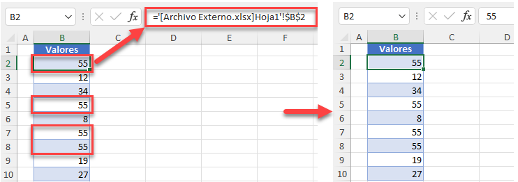 Cómo Buscar Celdas Vinculadas a Fuentes Externas en Excel