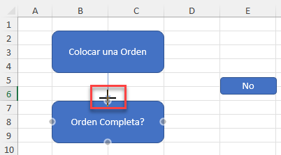 Dibujar Línea para Unir Formas en Excel