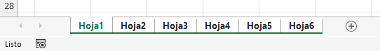 Todas las Hojas Seleccionadas en Excel