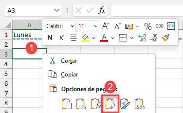 Transponer Datos en Excel 2do Método