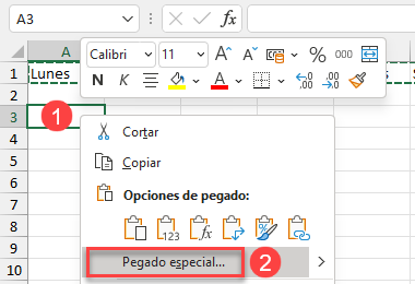 Transponer Datos en Excel Parte2 Pegado Especial